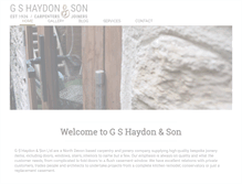 Tablet Screenshot of gshaydon.co.uk